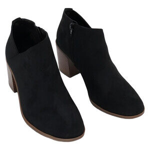 Style Co Felaa Asymmetrical Booties Black Size 8.5M